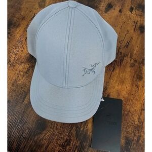 NEW Arcteryx Bird Cap Robotica Light Blue Unisex One Size Ball Hat Outdoor Logo